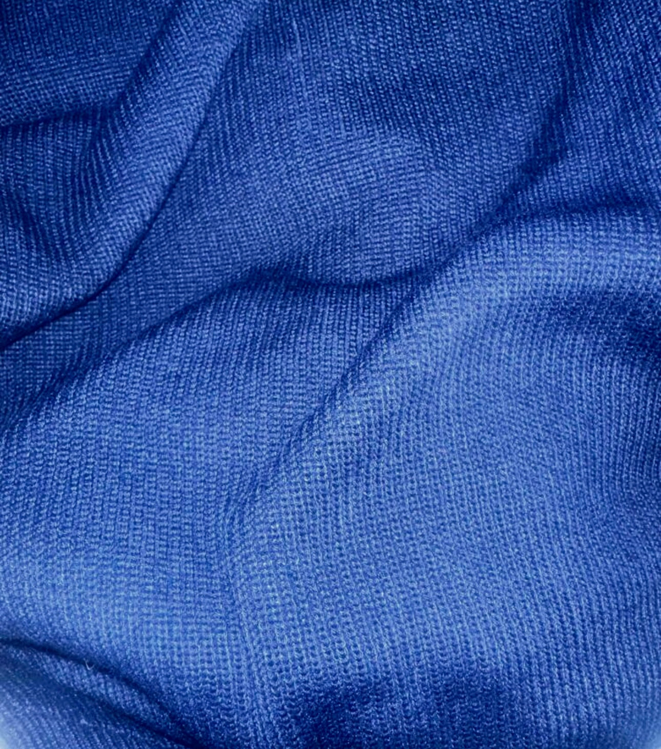 Rib-knit polo shirt
