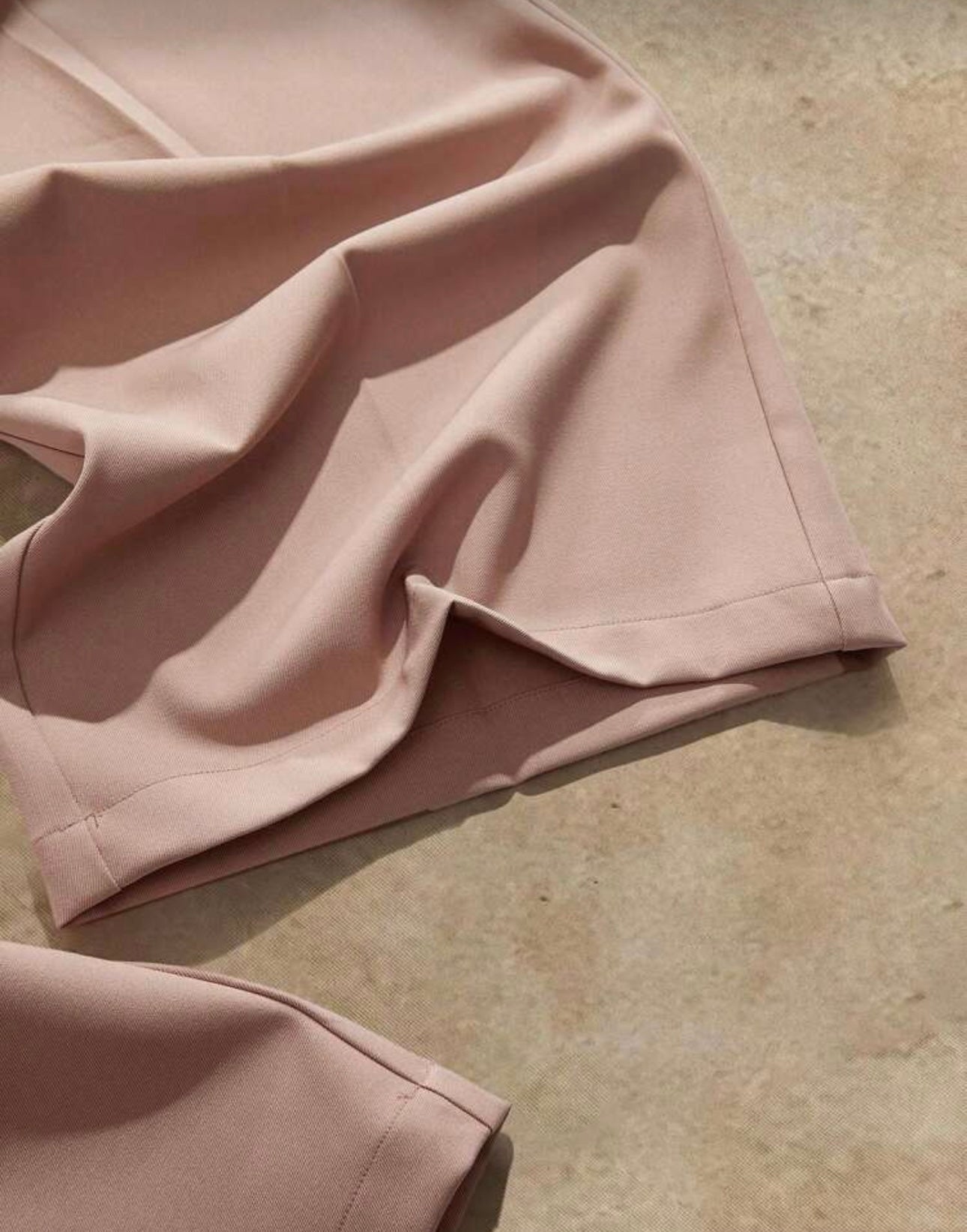 Dust Pink Wide-leg