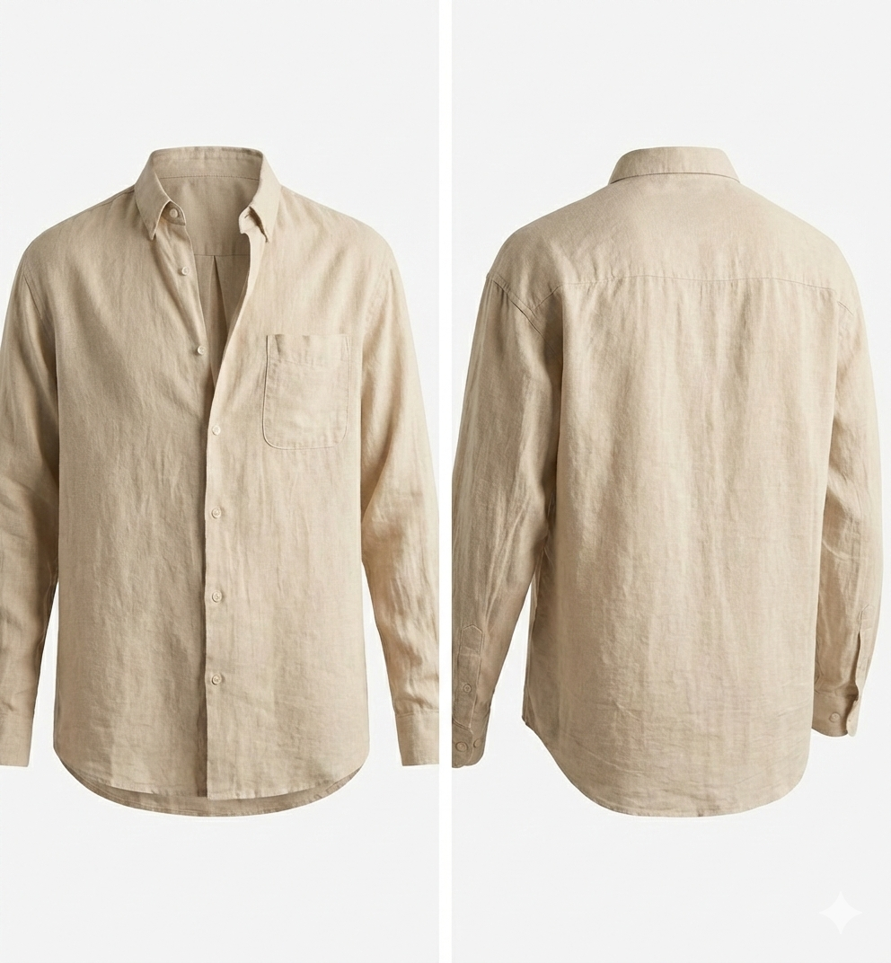 Cotton Button-Up Shirt