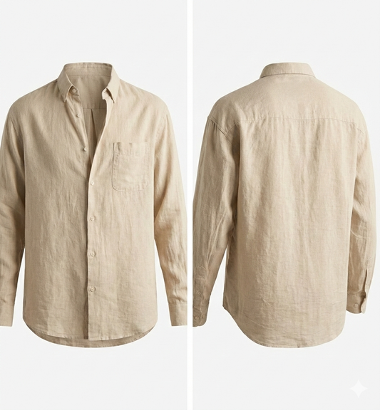 Cotton Button-Up Shirt