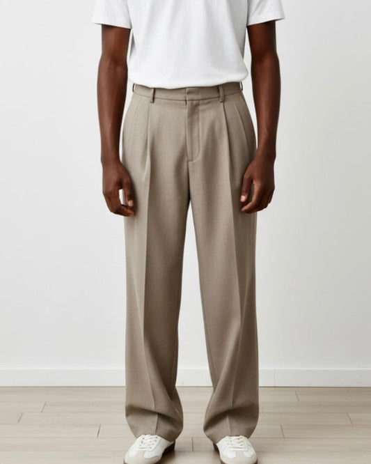 Pleated Relaxed Trousers