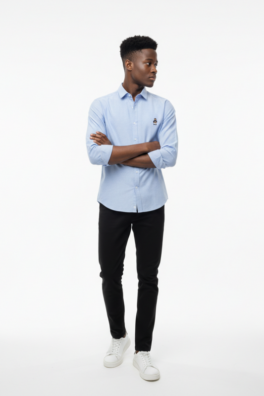 Classic Athleisure Long-Sleeve Shirt