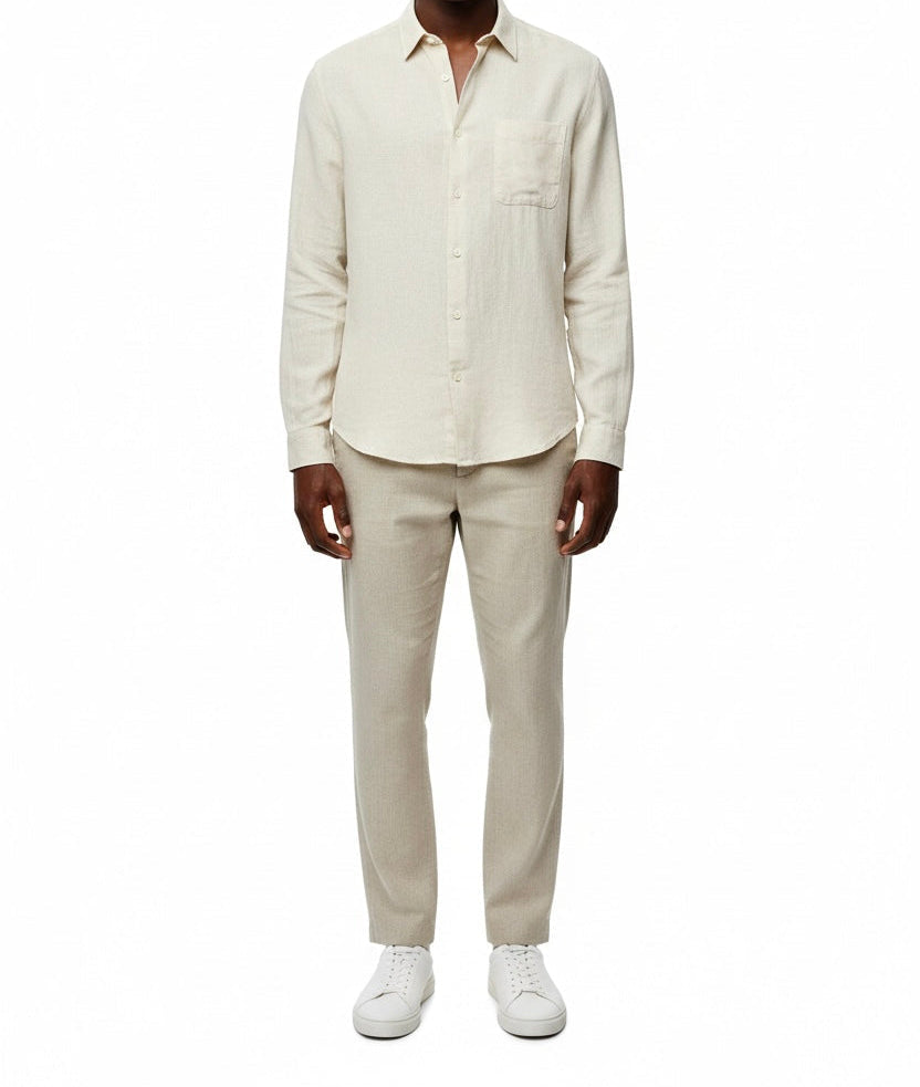 Cotton Button-Up Shirt