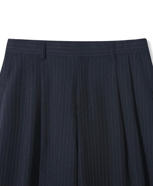 Oversized Tapered Pinstripe Pants
